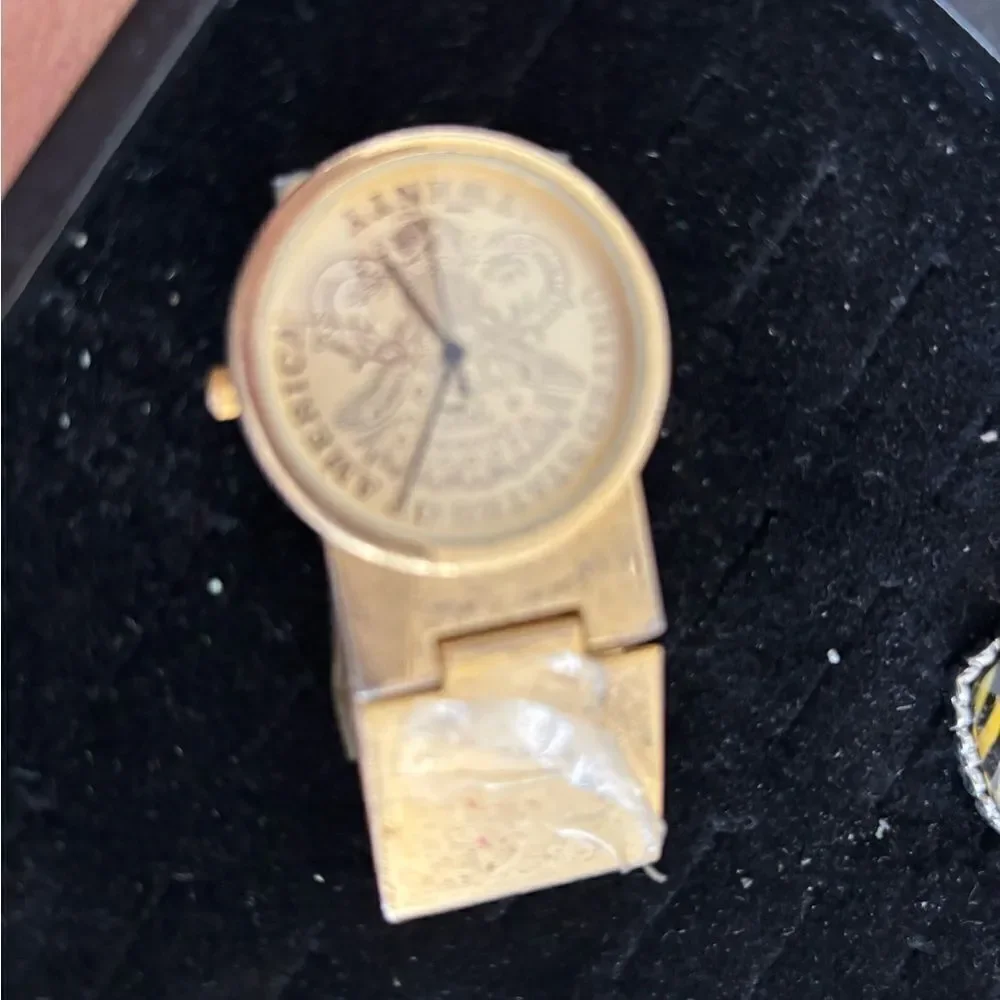 Colibri Quartz Money Clip Watch USA American Eagle timepiece accessory wallet